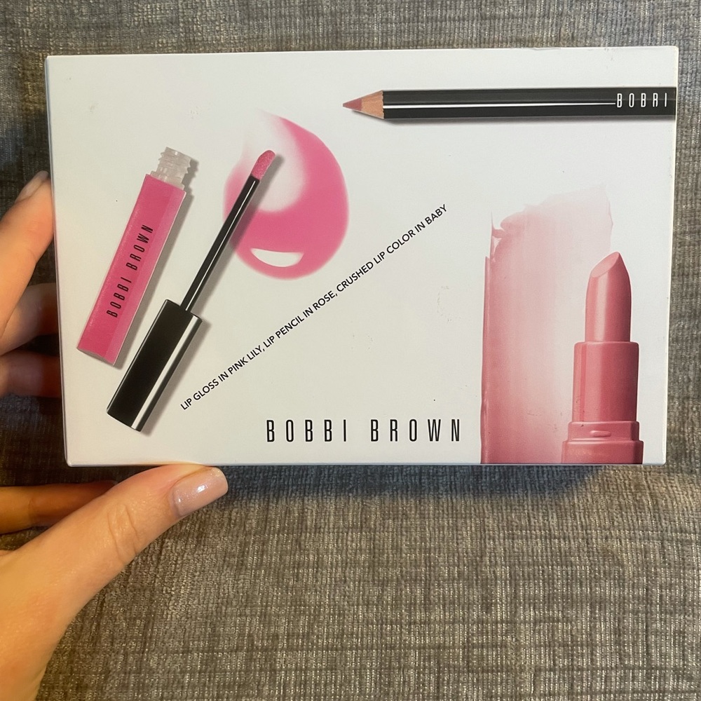 Bobbi Brown Pink Lip Color Trio. New in box!!!